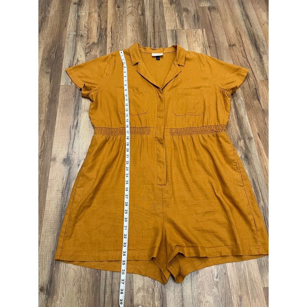 Universal Thread Rust Colored Romper Relaxed Fit … - image 6